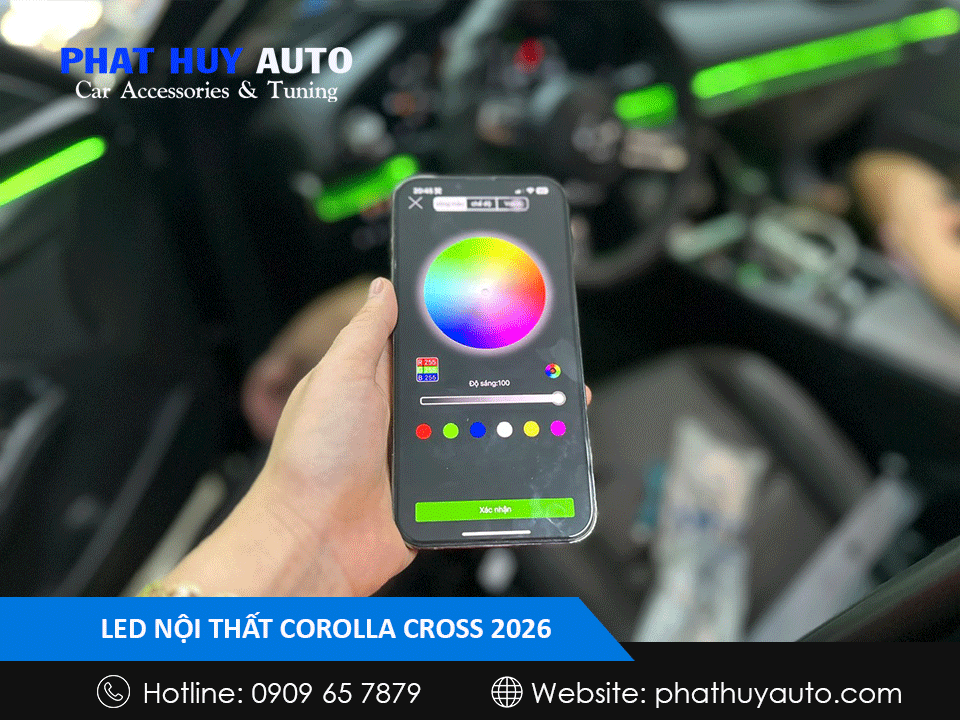 Led nội thất Corolla Cross 2026