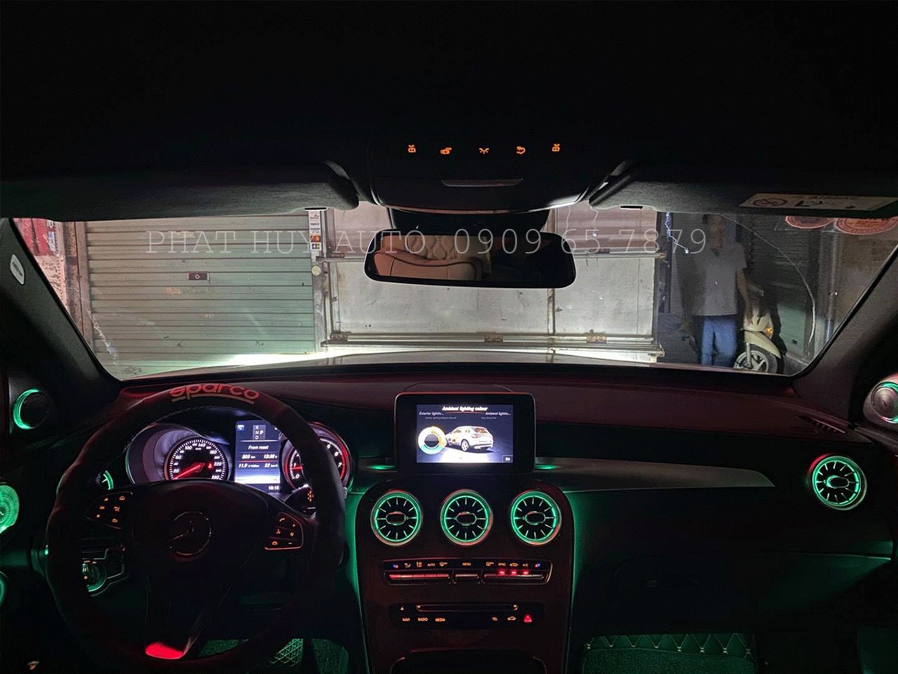 Led nội thất xe Mercedes C250