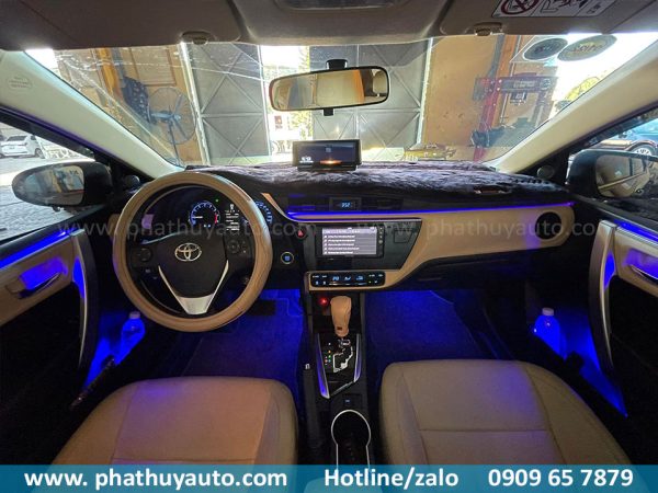 Led nội thất xe Toyota Altis