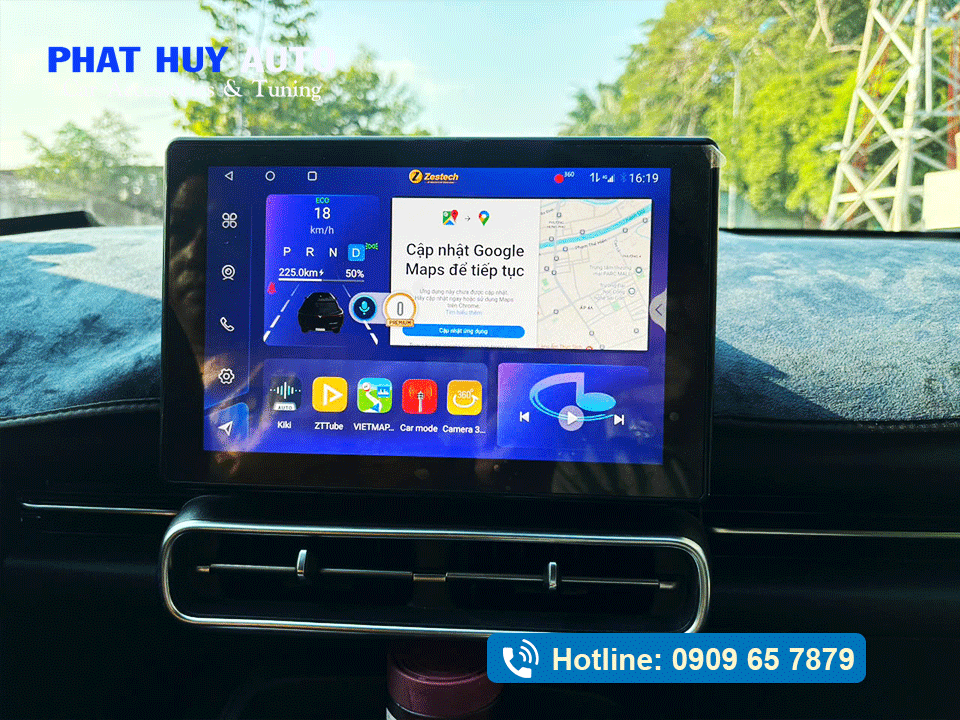 Màn hình android MHU Limo Green