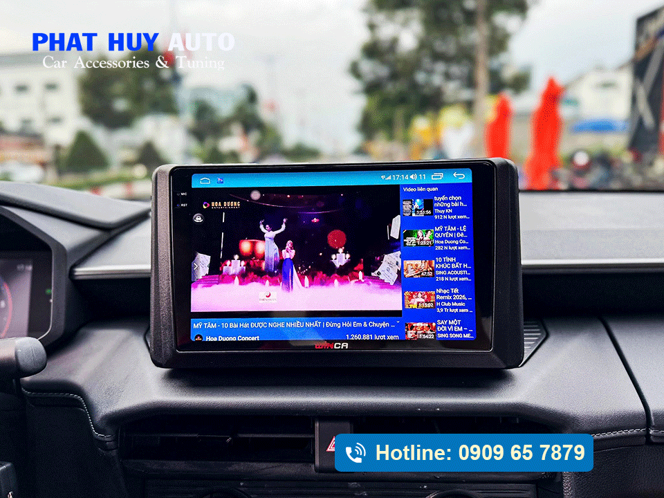 Màn hình android xe Hilux 2026