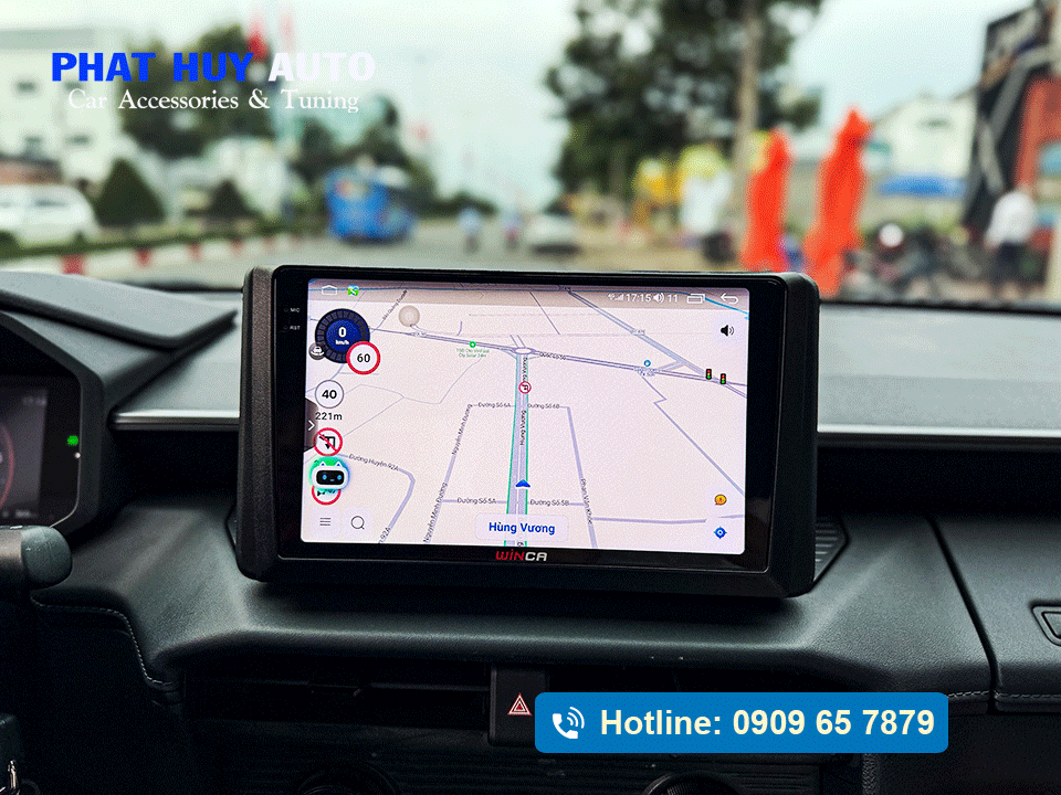 Màn hình android xe Hilux 2026