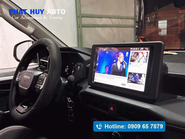 Màn hình android xe Hilux 2026