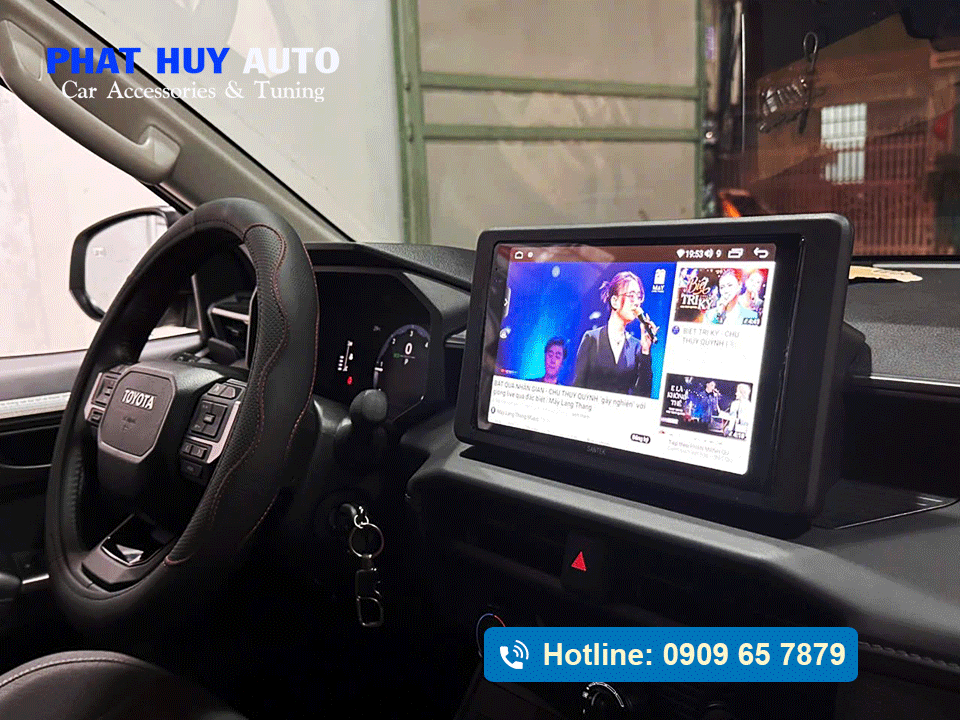 Màn hình android xe Hilux 2026