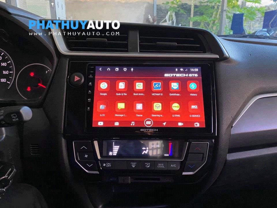 Màn hình Android xe Honda Brio