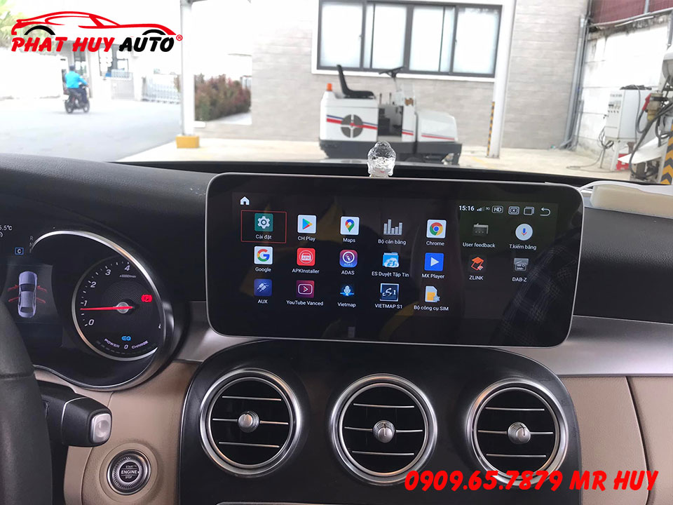 Màn hình android xe Mercedes C200