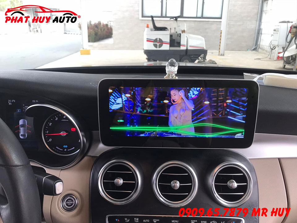 Màn hình android xe Mercedes C200