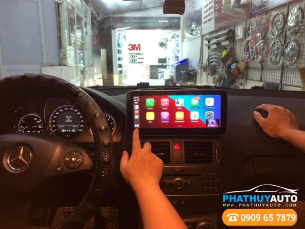 Màn hình android xe Mercedes C300