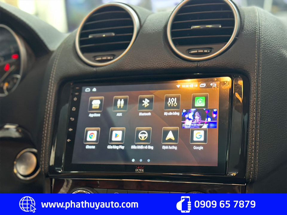 Màn Hình DVD Android Mercedes GL550