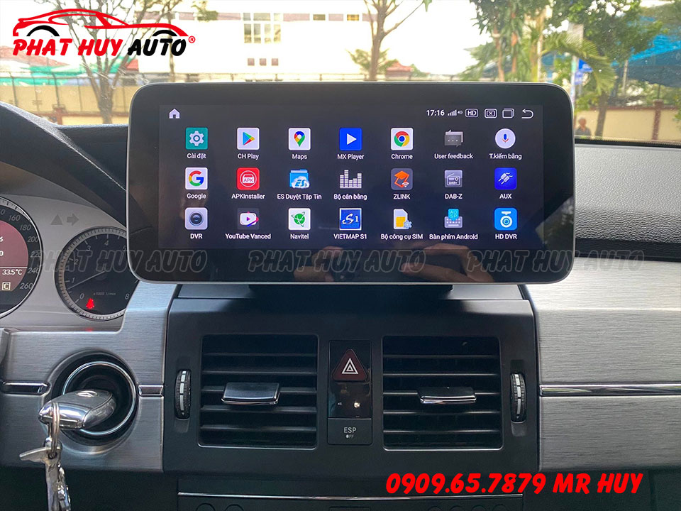 Màn hình dvd Android Mercedes GLK
