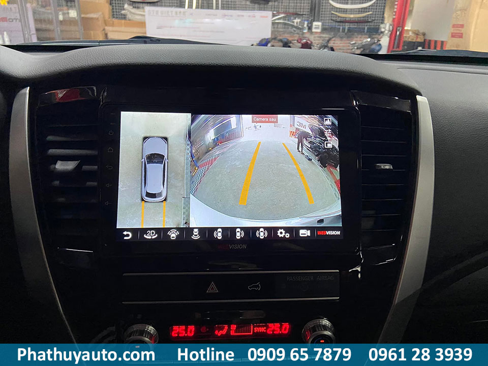 Màn hình DVD android Pajero Sport
