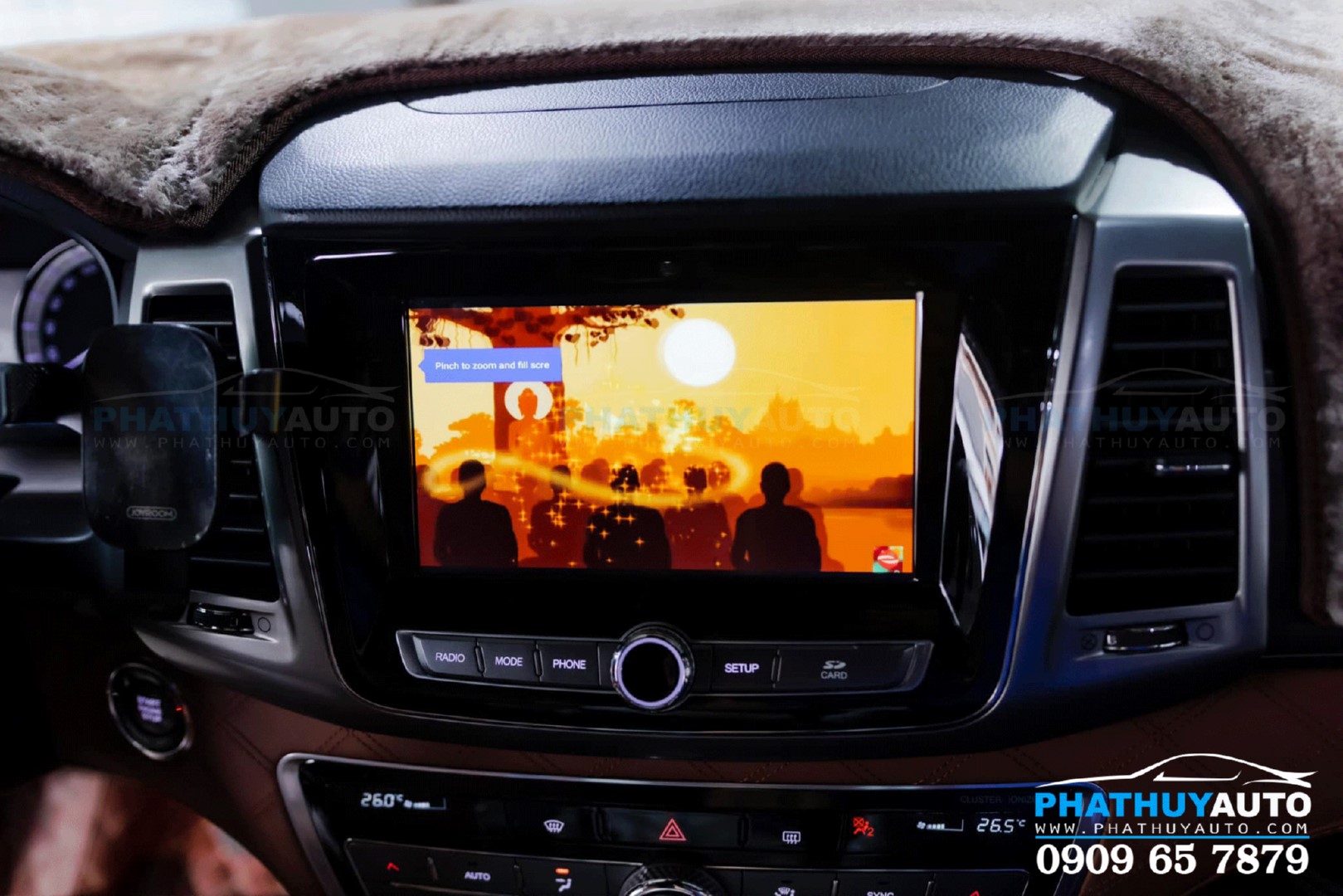 Màn hình DVD Android Ssangyong Rexton