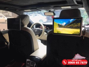 Màn hình gối đầu mercedes s550