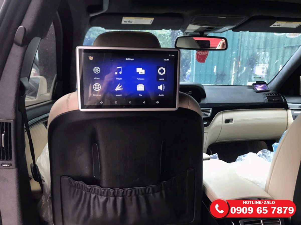 Màn hình gối đầu mercedes s550