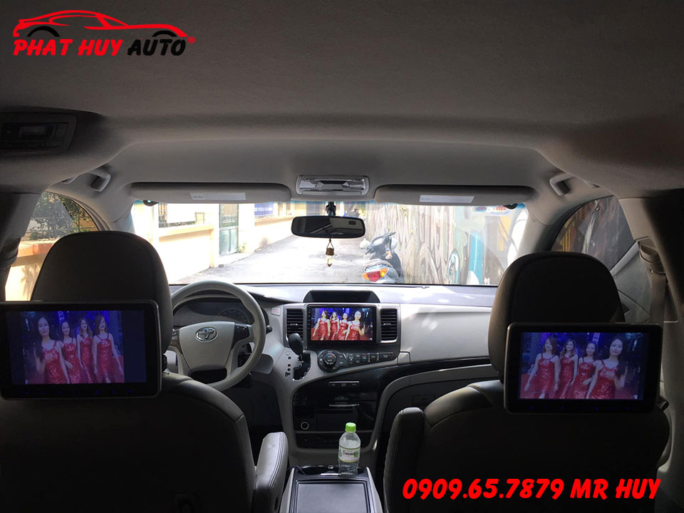 Màn hình gối đầu Toyota Sienna