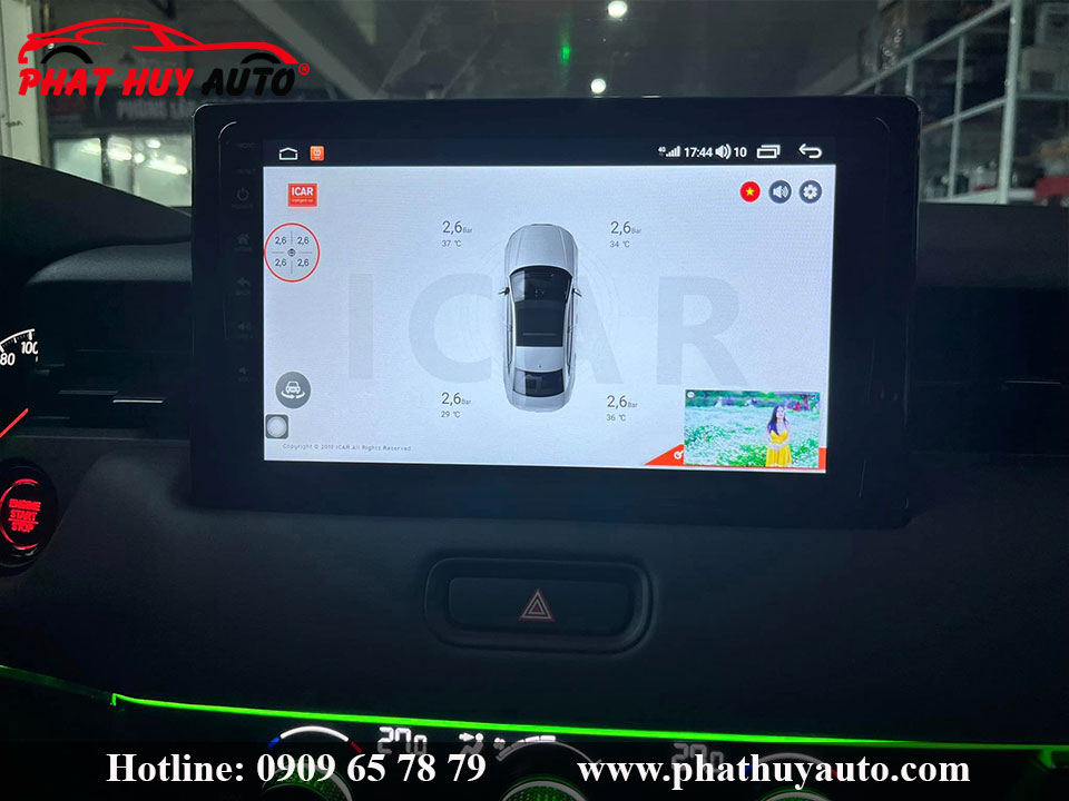 Màn hình Gotech liền camera 360 Honda HRV 2022