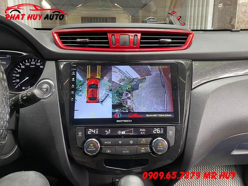 Màn hình Gotech xe Nissan Xtrail