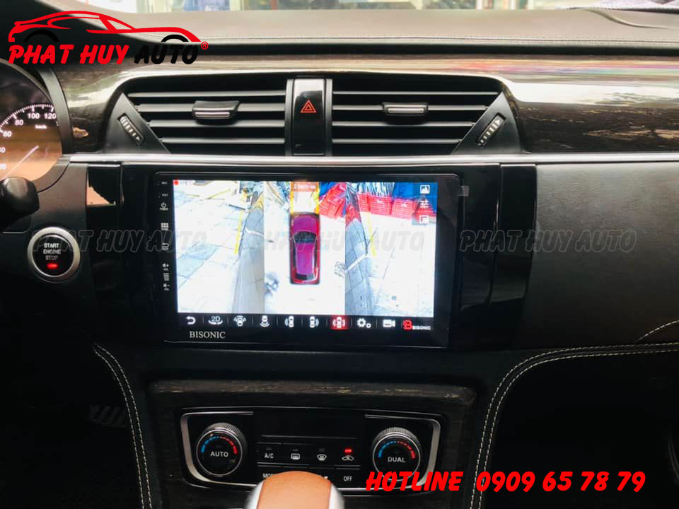 Màn hình liền camera 360 xe Zotye T600