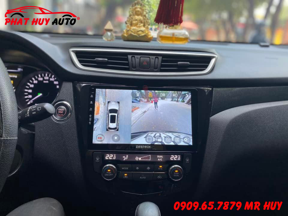 Màn Hình Zestech Liền Camera 360 Nissan Xtrail