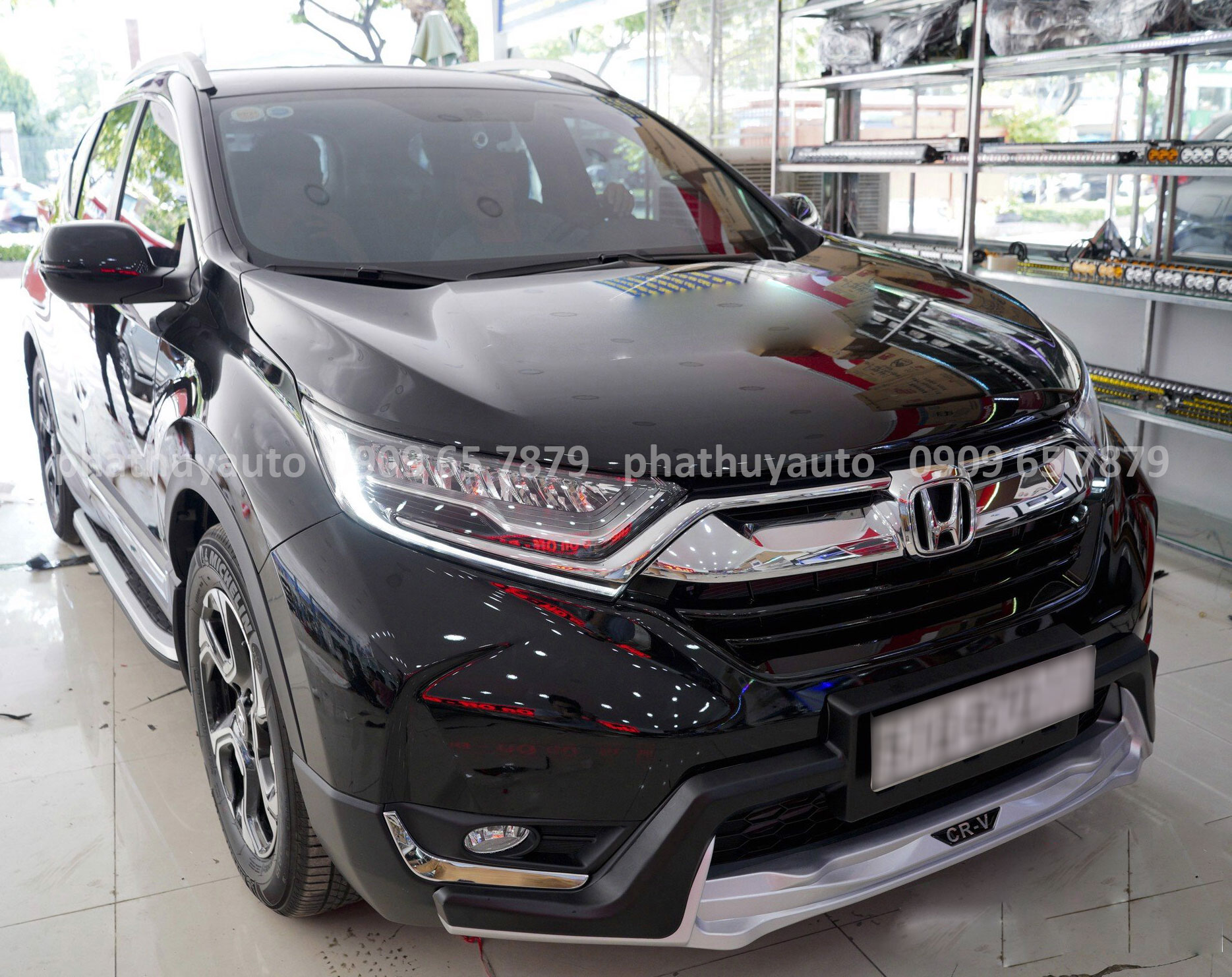 Ốp cản trước sau Honda CRV