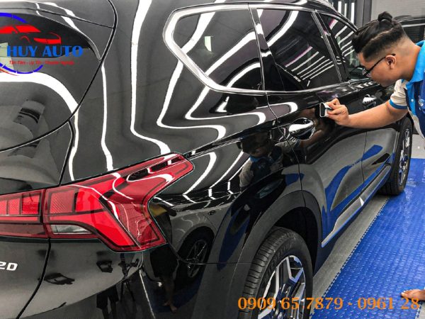 Phủ ceramic xe Hyundai Santafe 2021