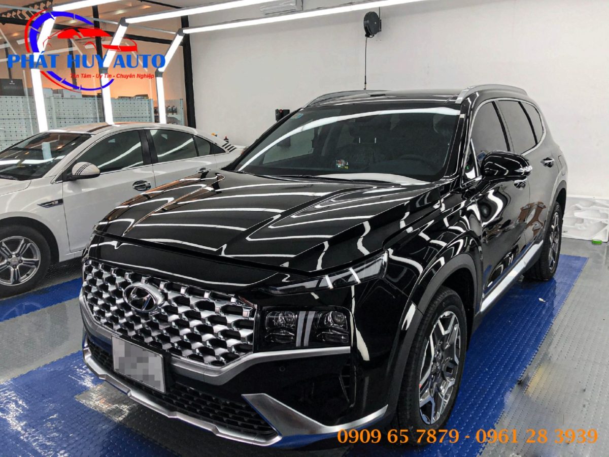 Phủ ceramic xe Hyundai Santafe 2021