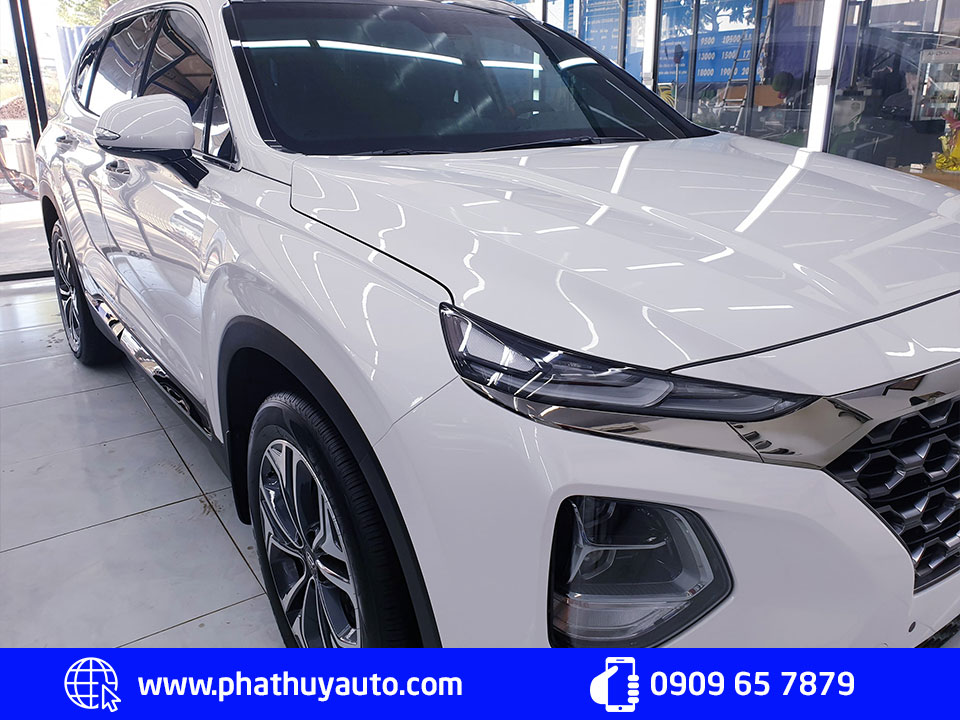 Phủ ceramic xe ô tô Hyundai Santafe