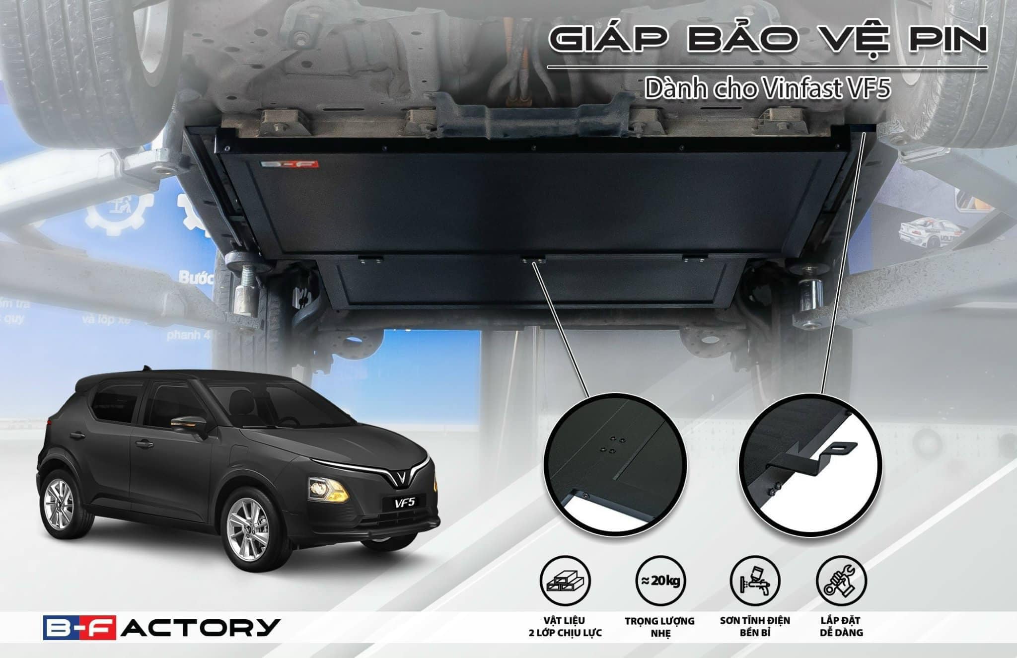 Tấm bảo vệ pin VinFast VF5