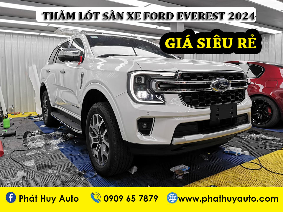 Thảm Lót Sàn Ford Everest 2024