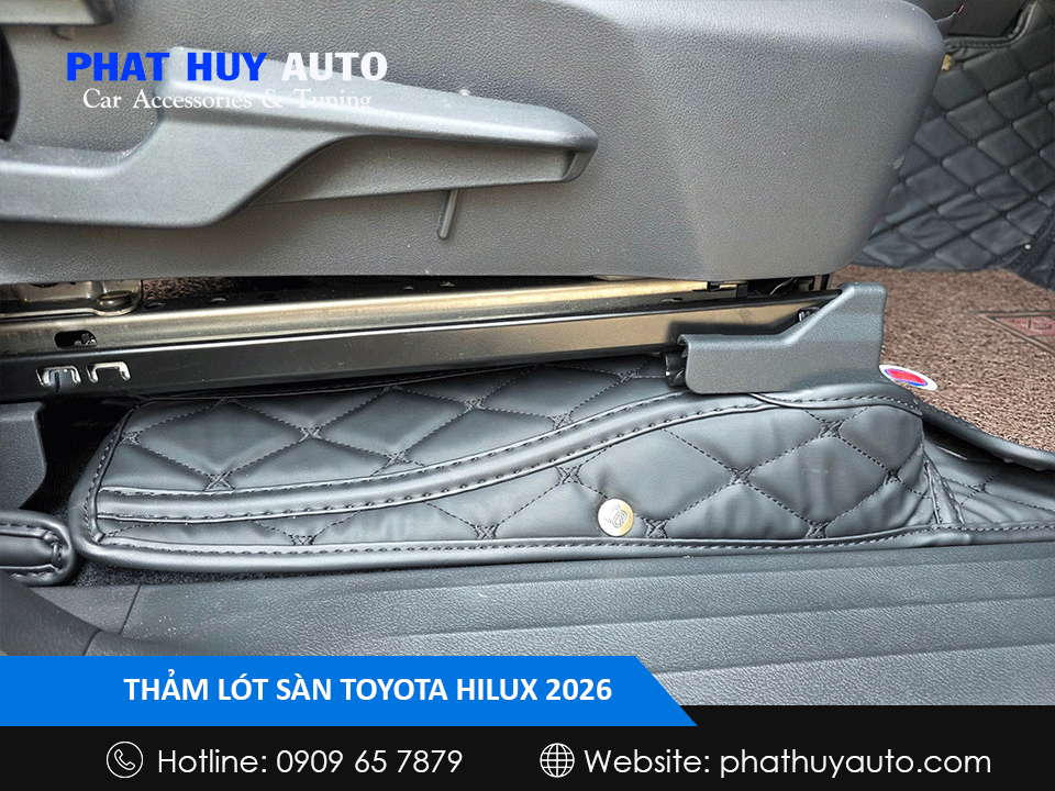 Thảm lót sàn Toyota Hilux 2026