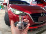 Thay bóng đèn led cho Mazda 3 2014