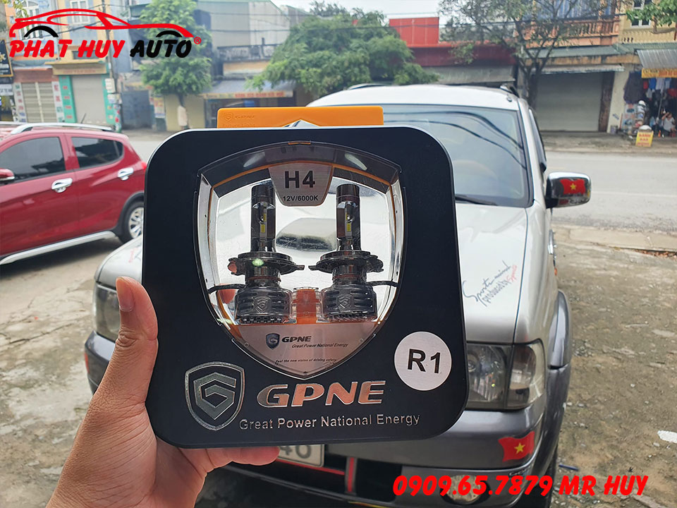 Thay bóng led GPNE H4 Everest