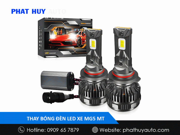 Thay đèn Led cho MG5 MT