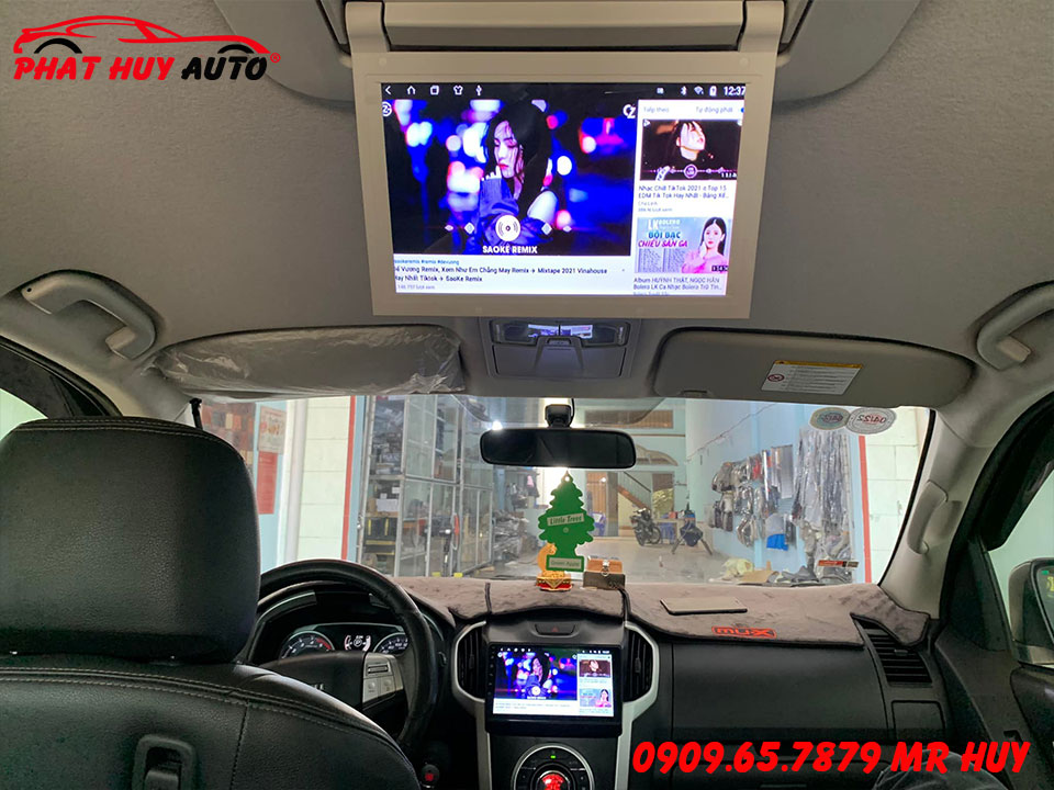 Thay màn hình android Isuzu Mux