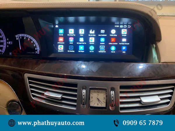 Thay màn hình Android Mercedes S550