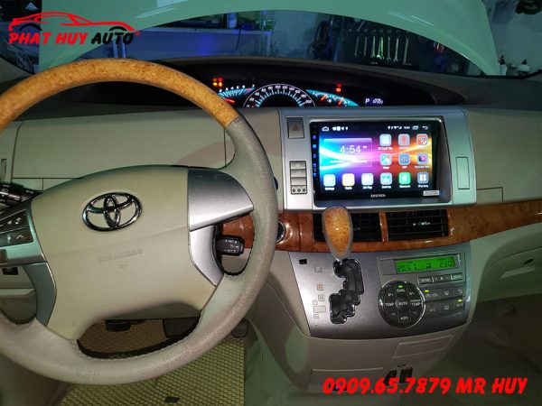 Thay màn hình android Toyota Previa