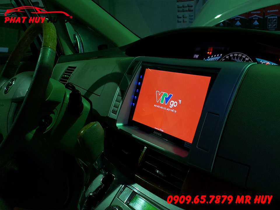 Thay màn hình android Toyota Previa