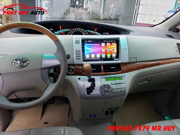 Thay màn hình android Toyota Previa