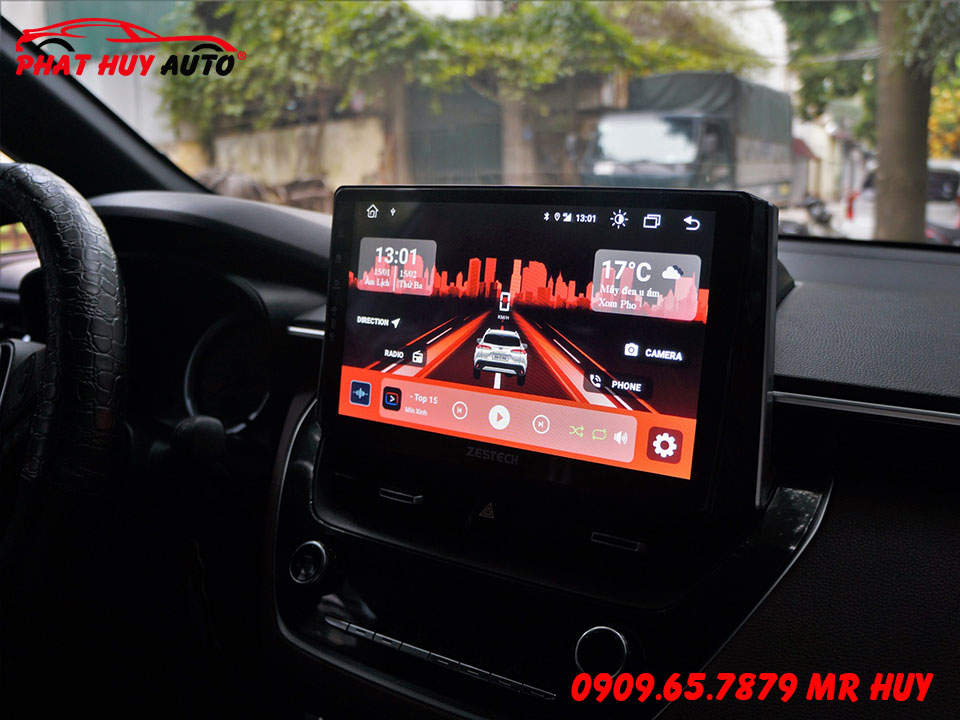 Thay màn hình cho Toyota Veloz