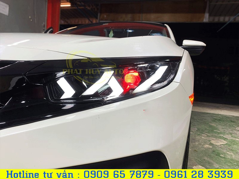 Thay Nguyên Cụm Đèn Pha Civic