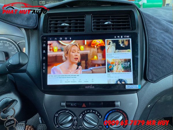 Toyota Wigo thay màn hình Android