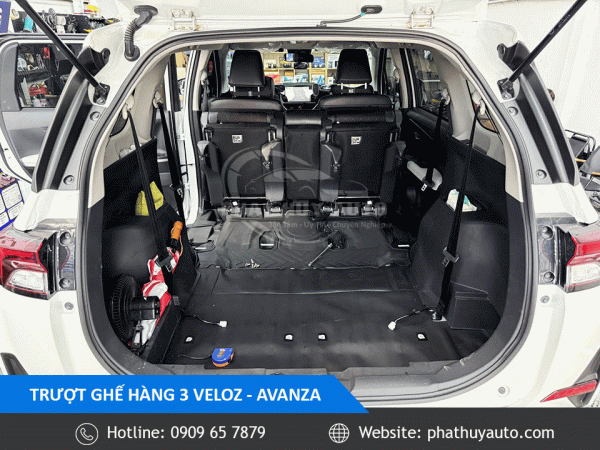Trượt ghế hàng 3 Veloz - Avanza