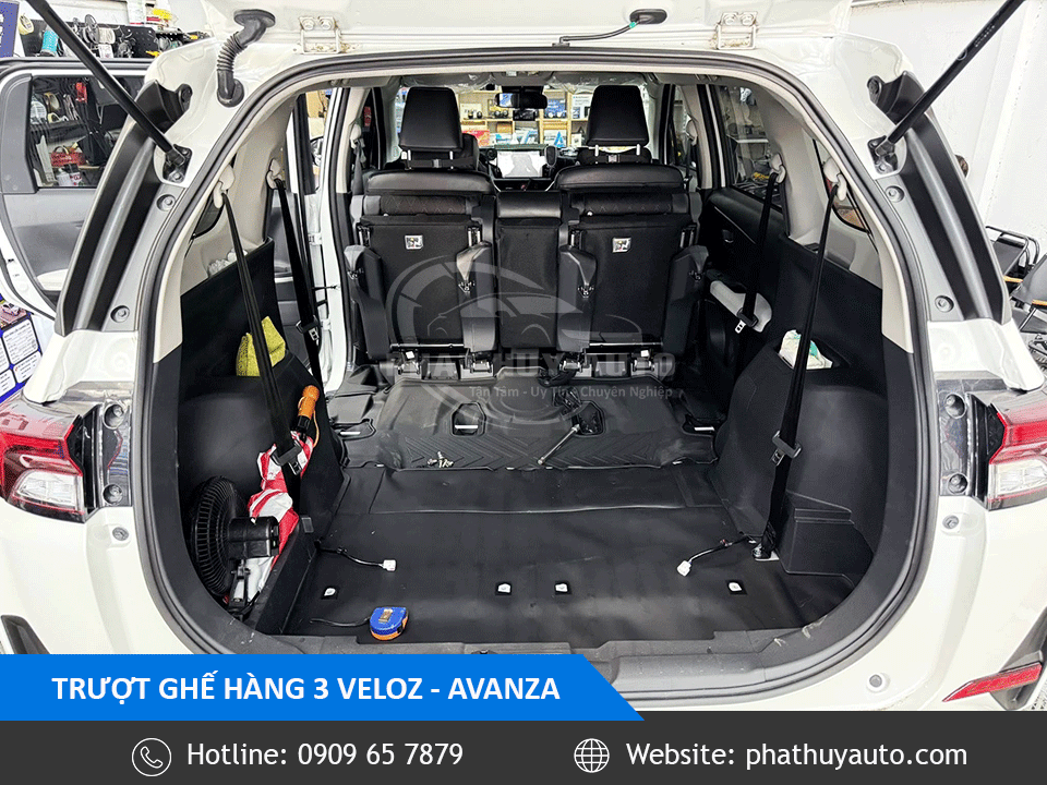 Trượt ghế hàng 3 Veloz - Avanza