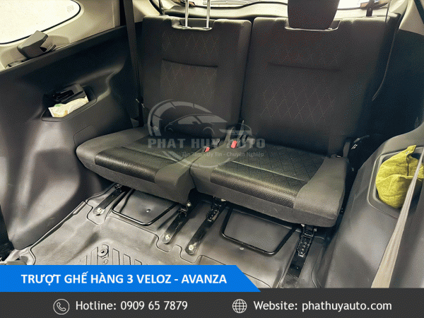 Trượt ghế hàng 3 Veloz - Avanza