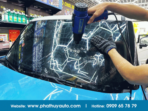 VF3 dán phim cách nhiệt 3M