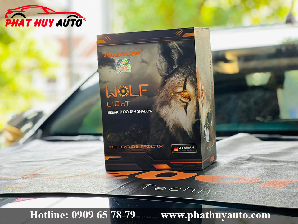 Vios 2021 độ đèn Bi Led Wolf Light