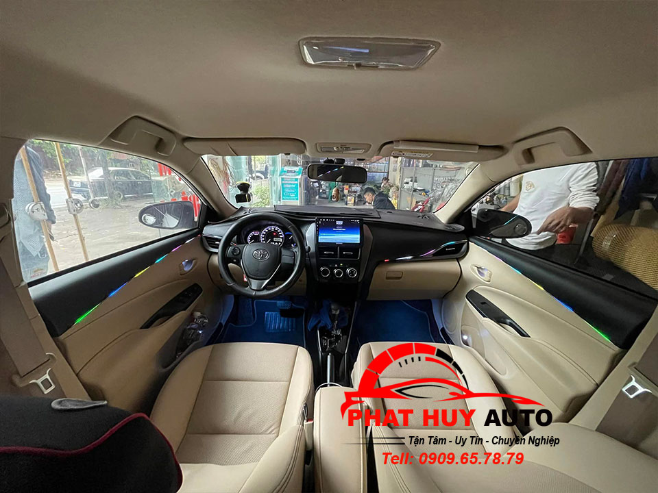 Vios 2022 độ Led nội thất V3