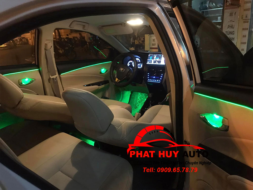 Vios 2022 độ Led nội thất V3