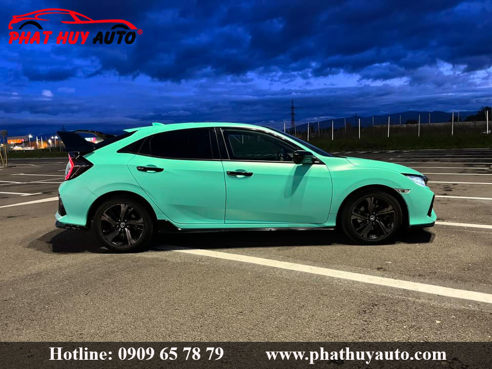 Wrap dán đổi màu Honda Civic